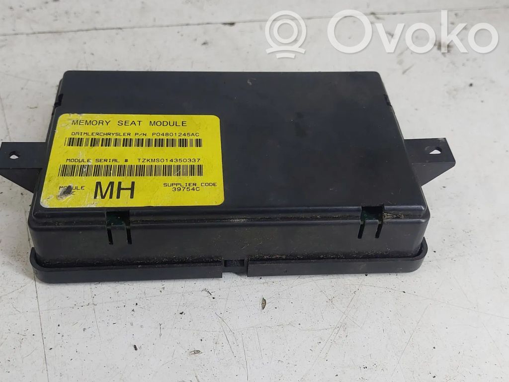 Chrysler Pacifica Seat control module 