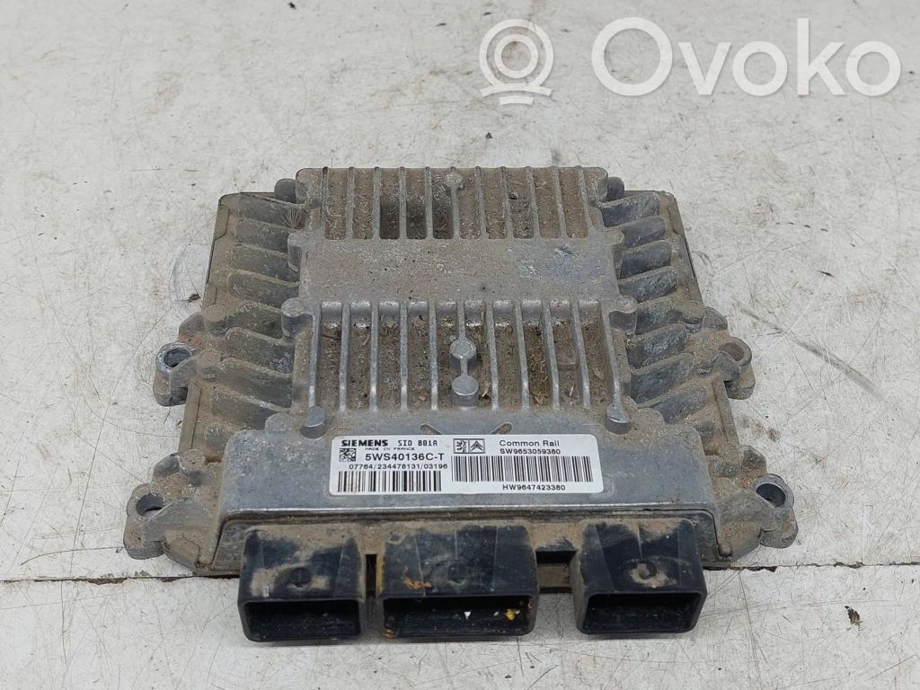 Citroen Berlingo Engine control unit/module 