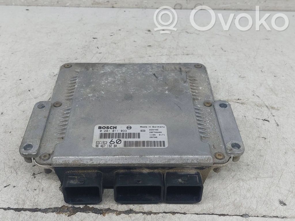 Peugeot 806 Engine control unit/module 