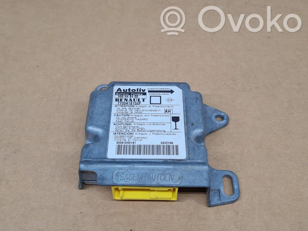 Renault Megane I Airbag control unit/module 