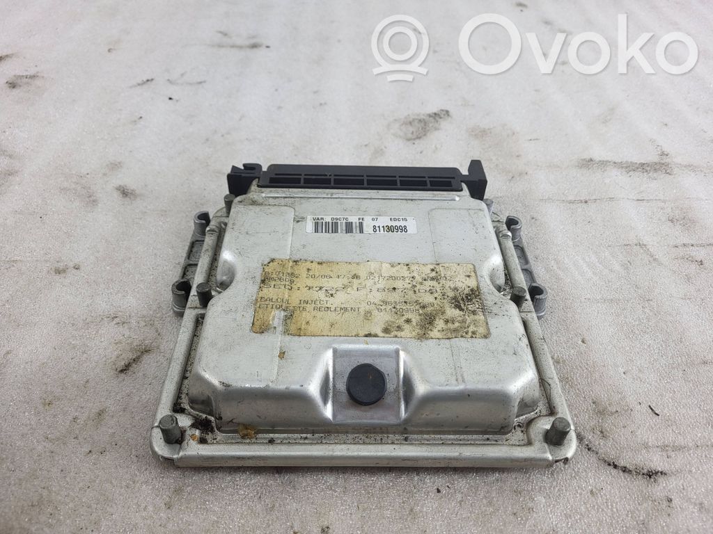 Peugeot 206 Engine control unit/module 
