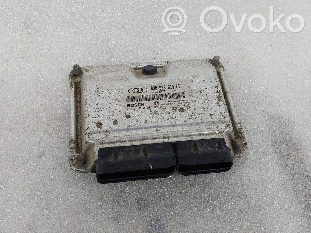 Engine control unit/module   038906019FT,0281010981