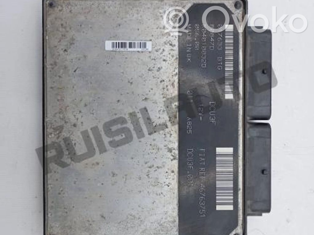 Fiat Punto (188) Engine control unit/module 