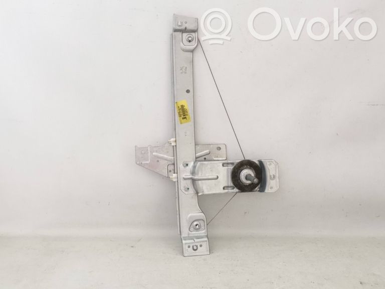 Peugeot 207 Meccanismo di sollevamento del finestrino posteriore senza motorino