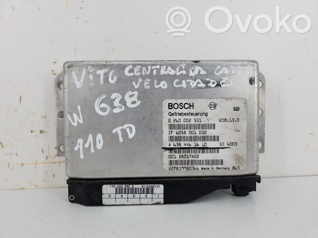 Mercedes-Benz Vito Viano W638 Centralina/modulo scatola del cambio