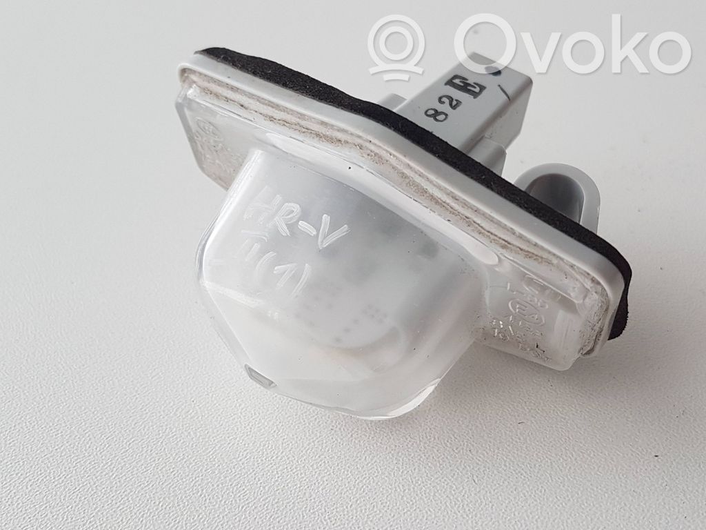 Honda HR-V Lampa oświetlenia tylnej tablicy rejestracyjnej 