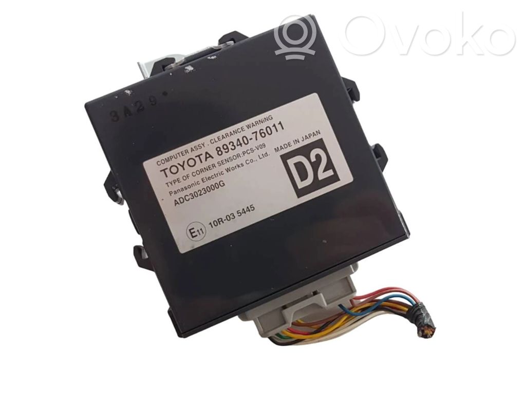 Lexus CT 200H Parking PDC control unit/module 