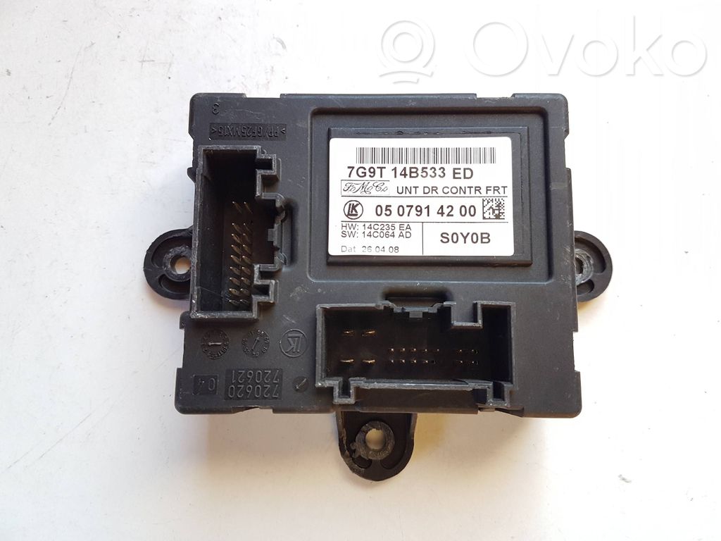 Unité de commande module de porte   7G9T14B533ED