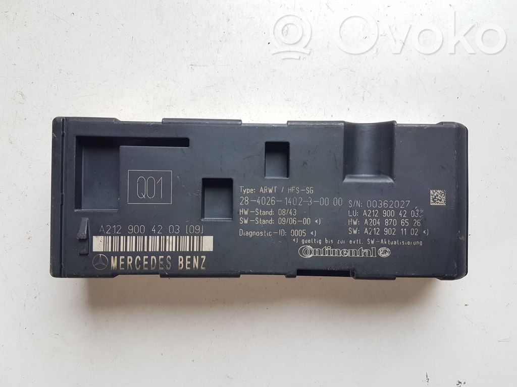 Mercedes-Benz GLK (X204) Siłownik elektryczny podnoszenia klapy tylnej / bagażnika 