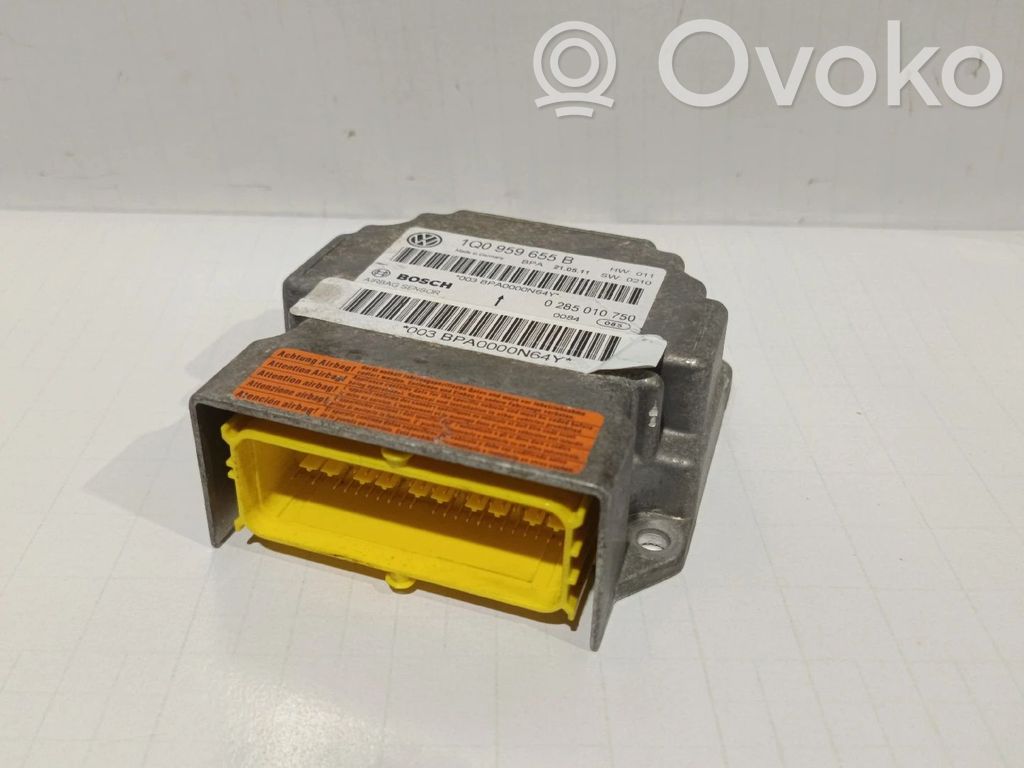 Airbag control unit/module   1Q0959655B,0285010750