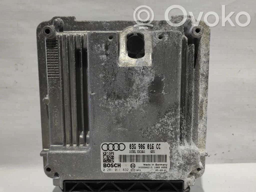 Unidad de control/módulo del motor   03G906016CC,0281011832,1039S06215