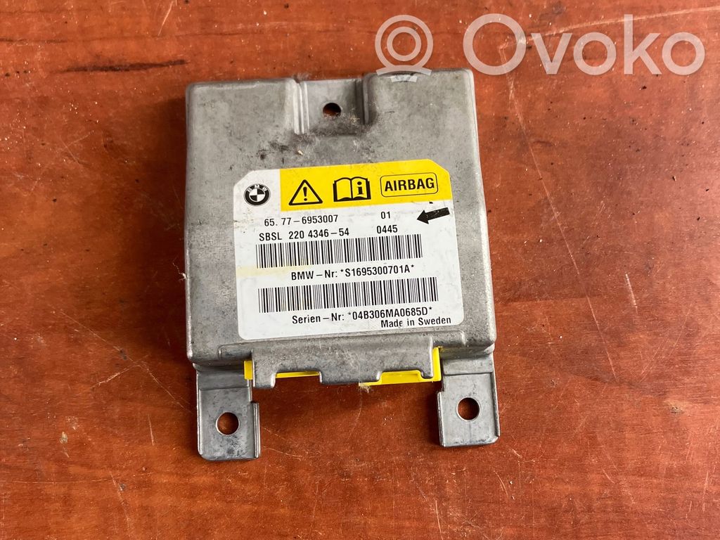 Airbag control unit/module   65776953007,S1695300701A,220434654,04B306AA0685D