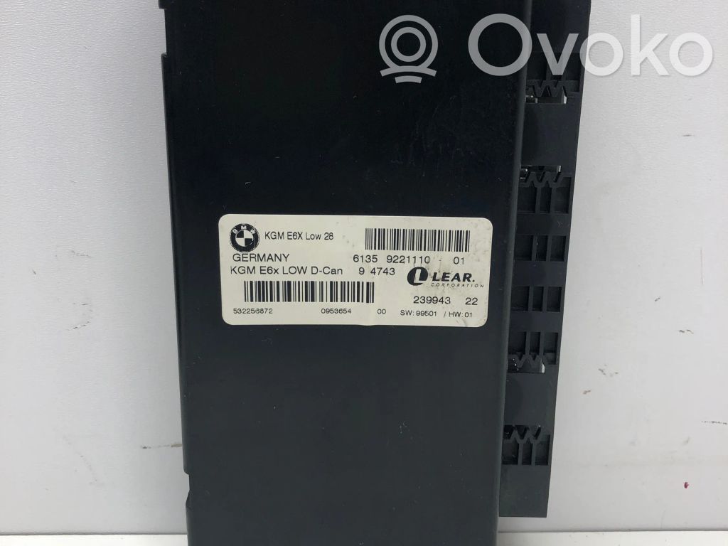 BMW 5 E60 E61 Comfort/convenience module 