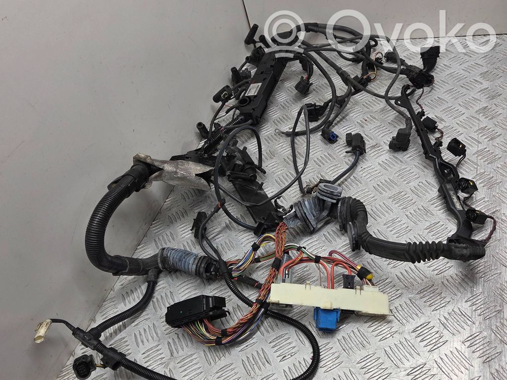 BMW 5 E60 E61 Проводка двигателя 