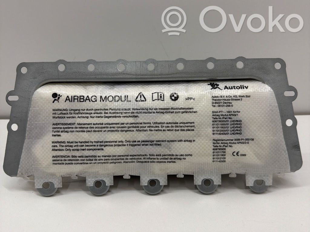 BMW 5 F10 F11 Poduszka powietrzna Airbag pasażera 
