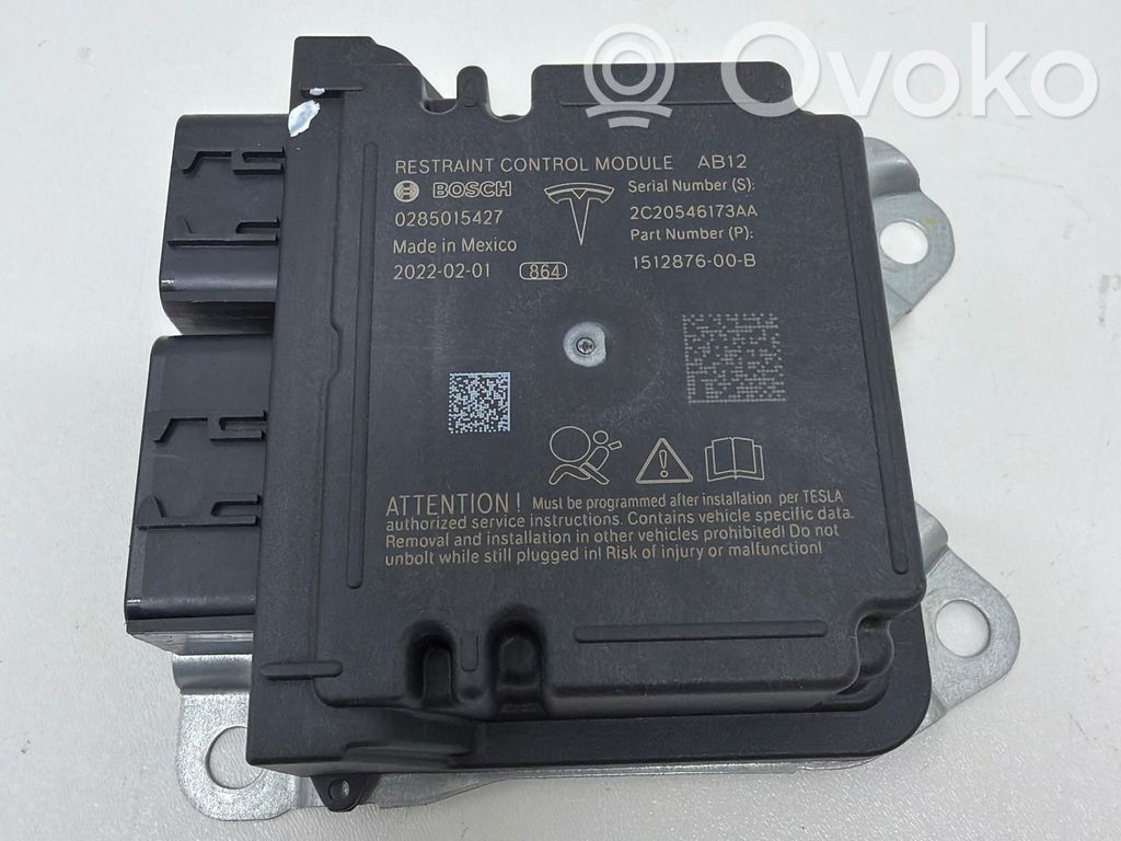 Tesla Model 3 Airbag control unit/module 