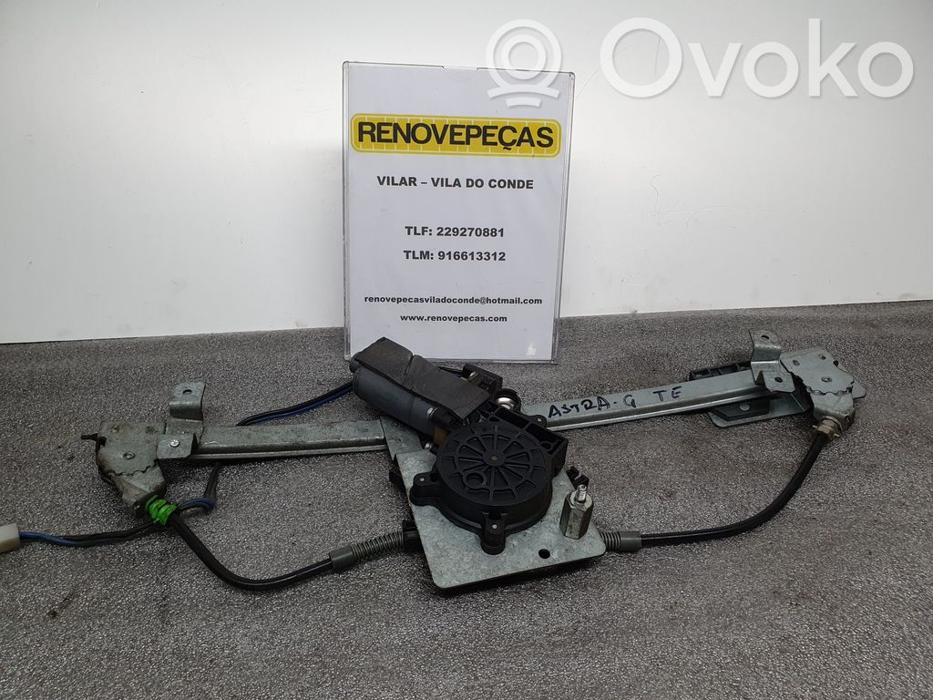 Opel Astra G Aizmugurē elektriskais loga pacelšanas mehānisms bez motoriņa 