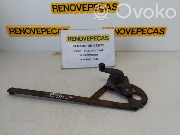 Front window lifting mechanism without motor
