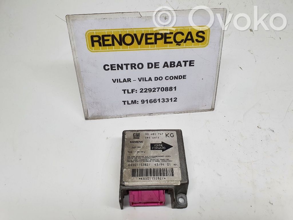Airbag control unit/module   90481747,5WK4088