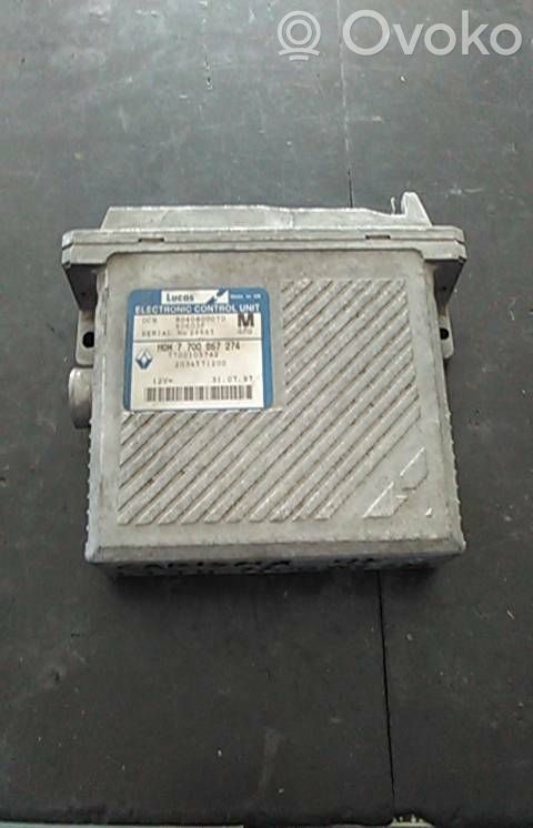 Unidad de control/módulo del motor   LUCAS,HOM7700867274,R04080007D