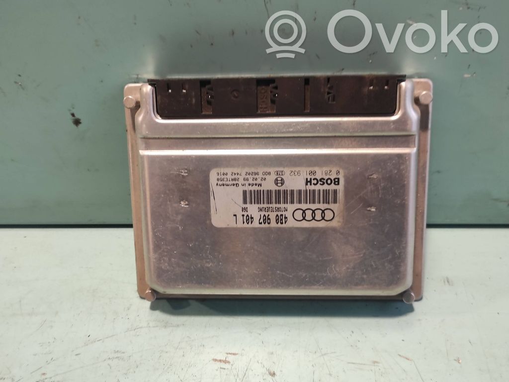 Engine control unit/module   4B0907401L,28RTE358,0281001932