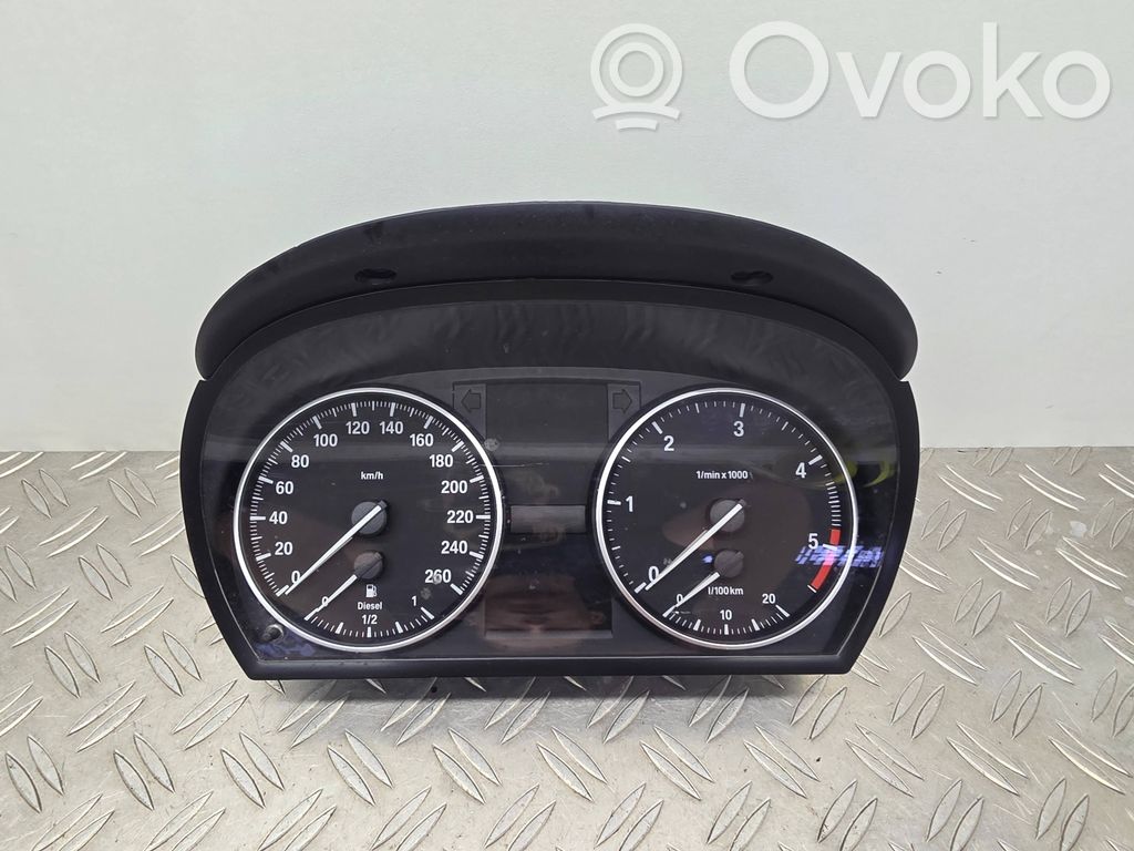 BMW 3 E90 E91 Speedometer (instrument cluster) 