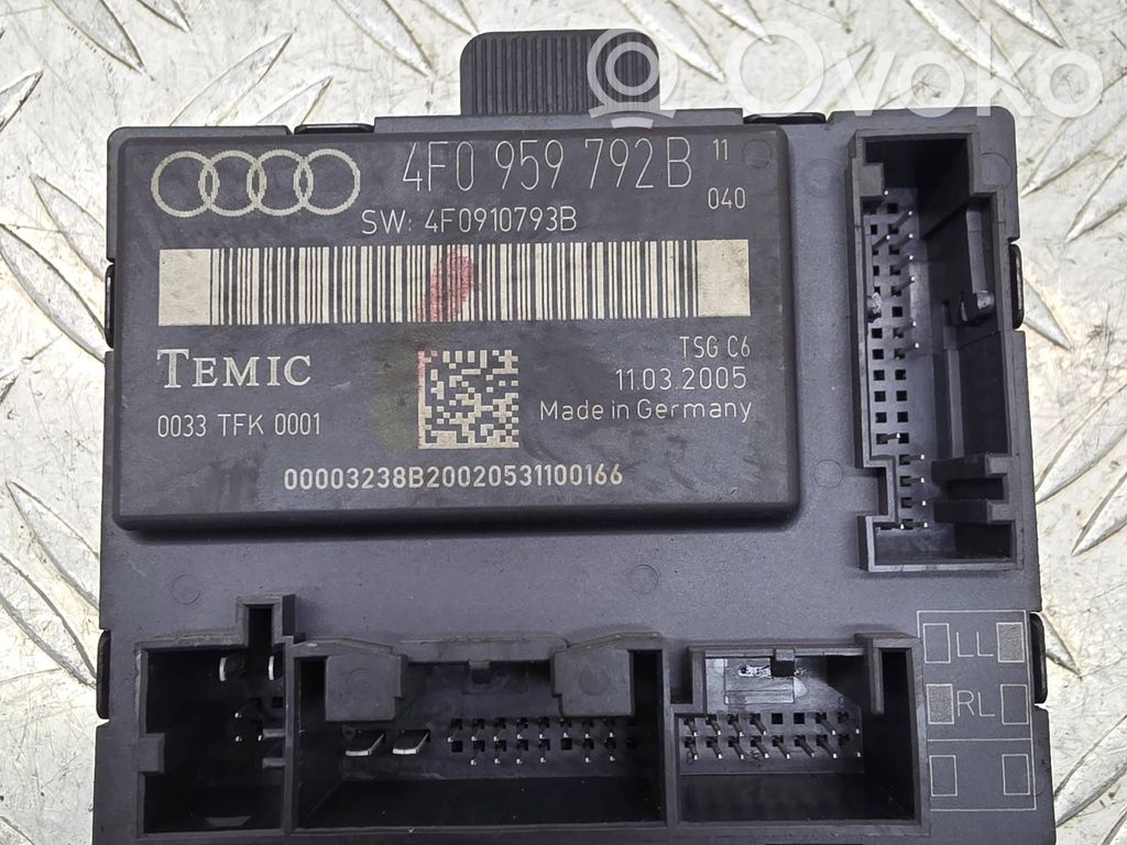 Unité de commande module de porte   4F0959792B,4F0910793B,11032005