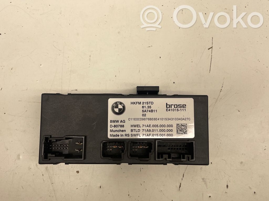 BMW iX1 Tailgate/trunk control unit/module 