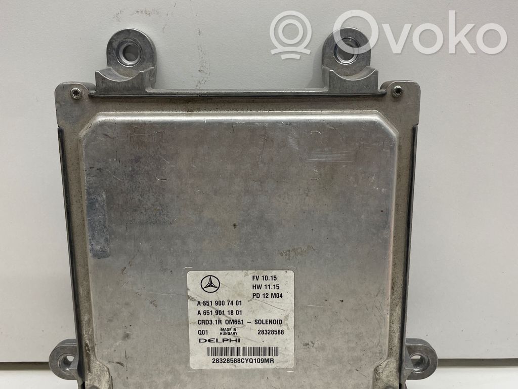 Mercedes-Benz C W204 Engine control unit/module 