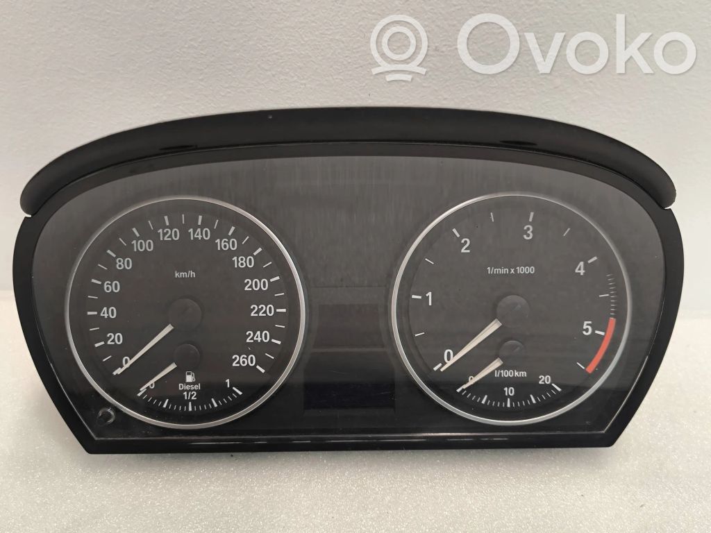 BMW 3 E90 E91 Speedometer (instrument cluster) 