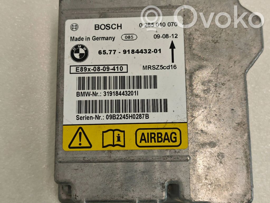 Airbag control unit/module   9184432,0285010070,31918443201I,MRSZ56016