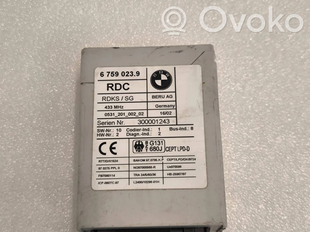 BMW X5 E53 Tire pressure control unit 