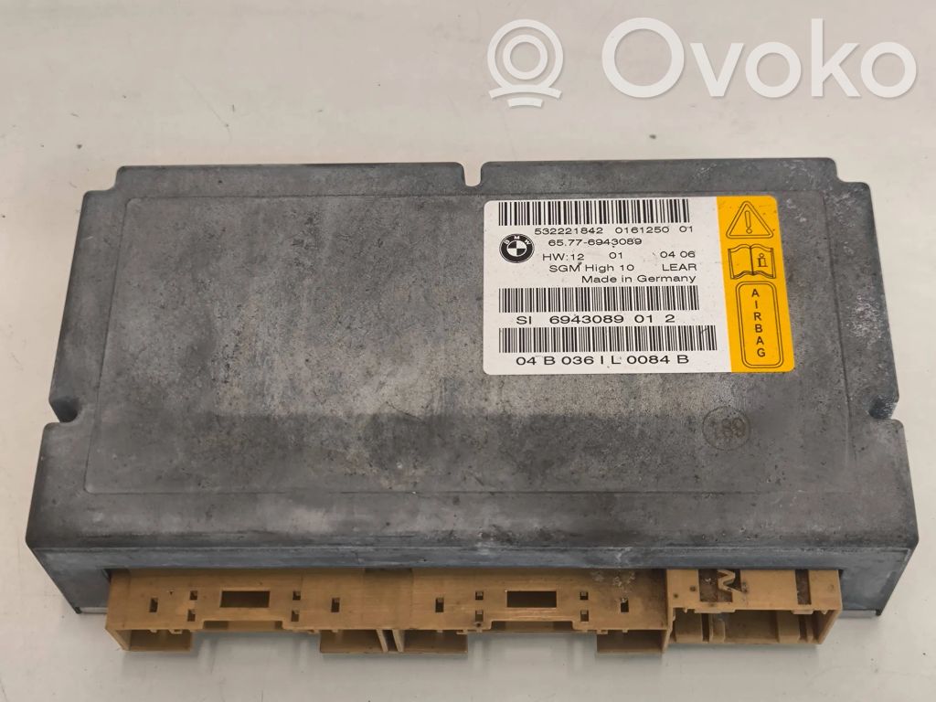 BMW 5 E60 E61 Airbag control unit/module 