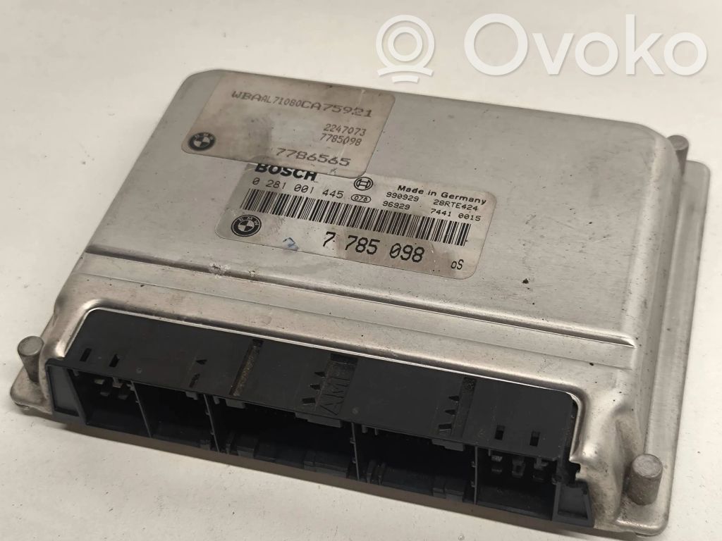 Engine control unit/module   7785098,0281001445