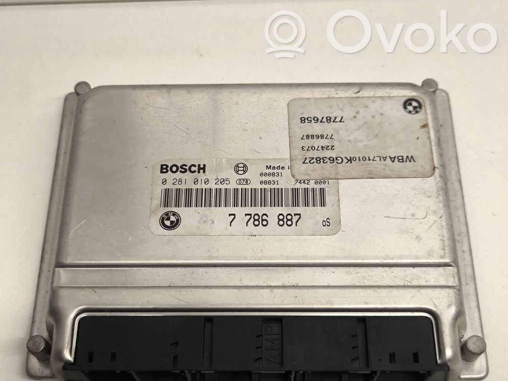 Engine control unit/module   7786887,0281010205