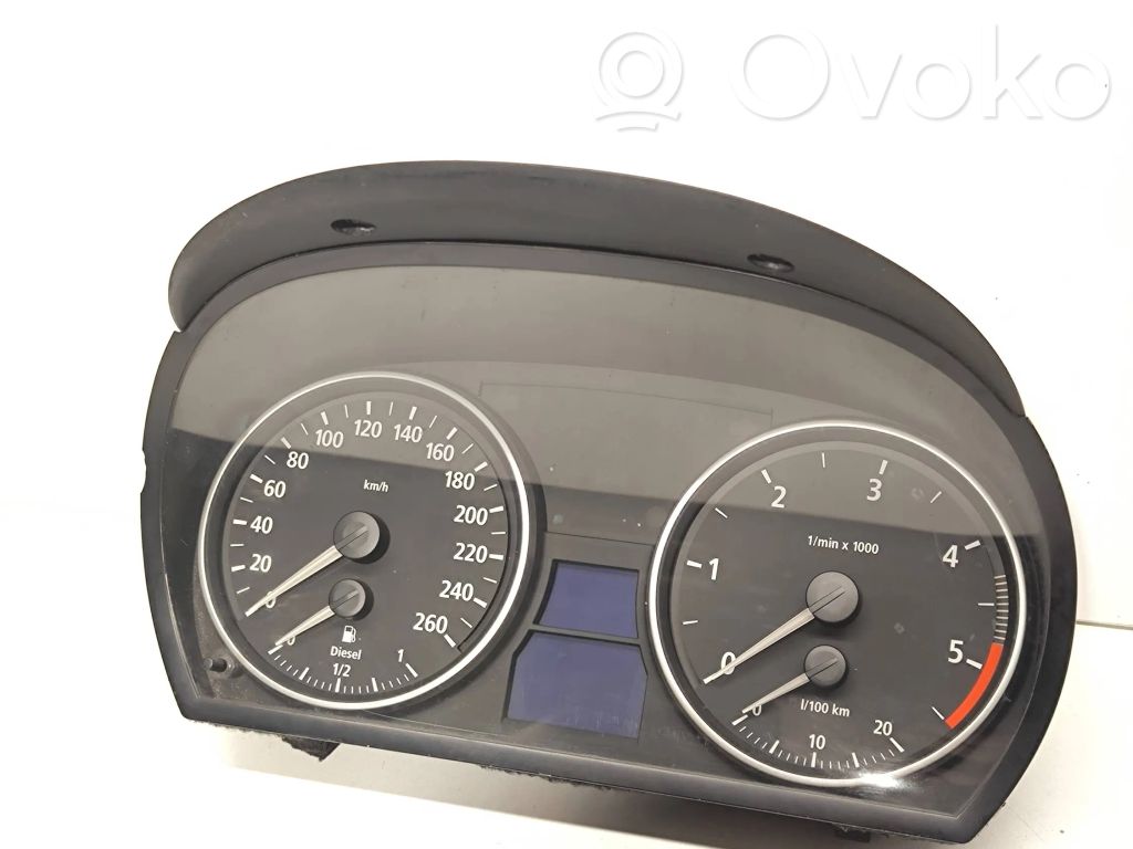 BMW 3 E90 E91 Speedometer (instrument cluster) 