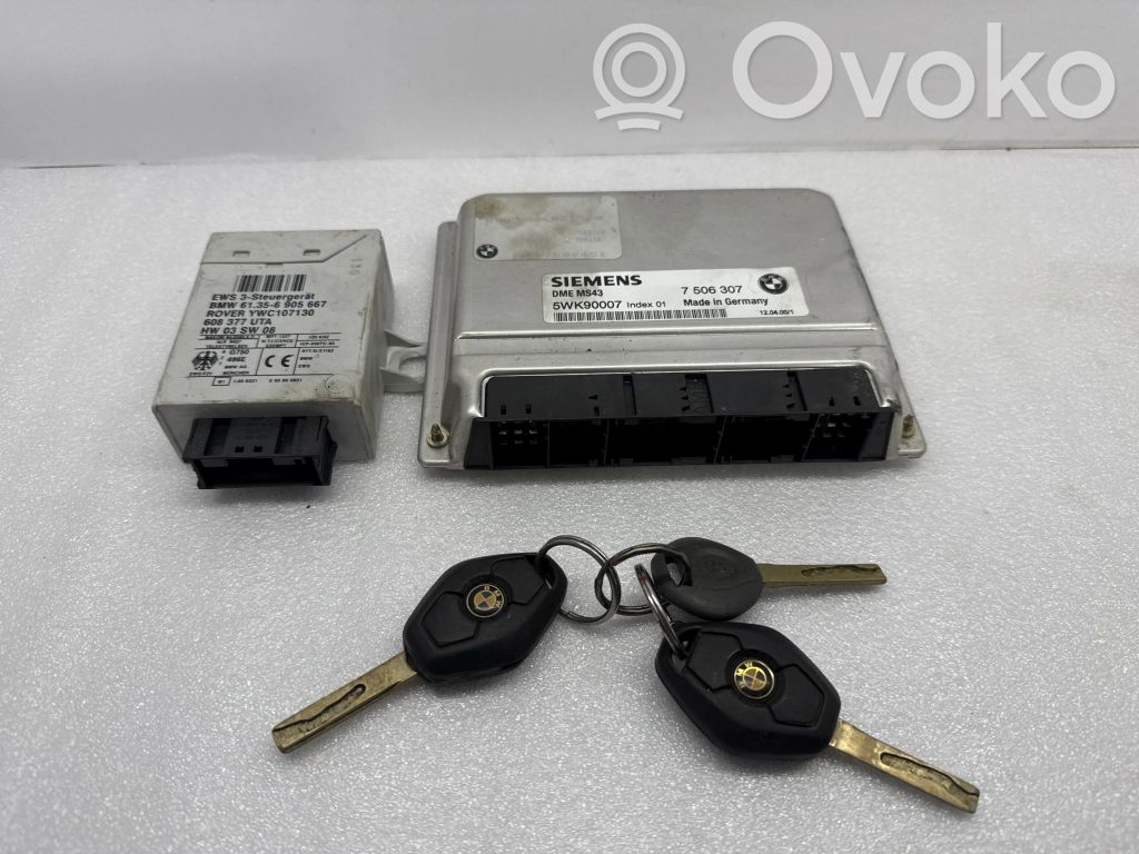 BMW X5 E53 Engine ECU kit and lock set 