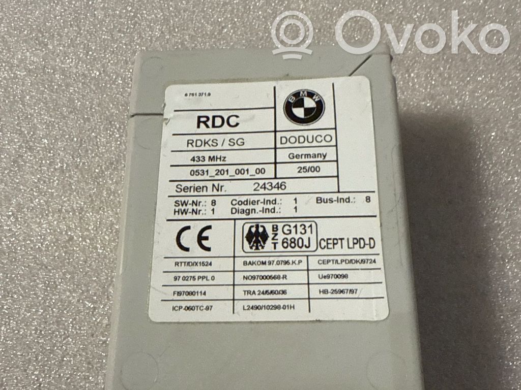 Module de pression des pneus   053120100100,433MHZ