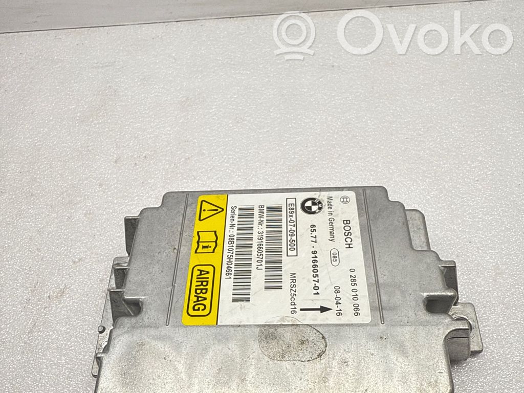 Airbag control unit/module   9166057,31916605701J,0285010066,08B1075H04661