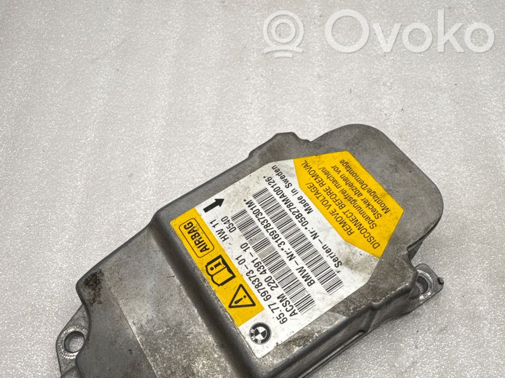 BMW 5 E60 E61 Sterownik / Moduł Airbag 