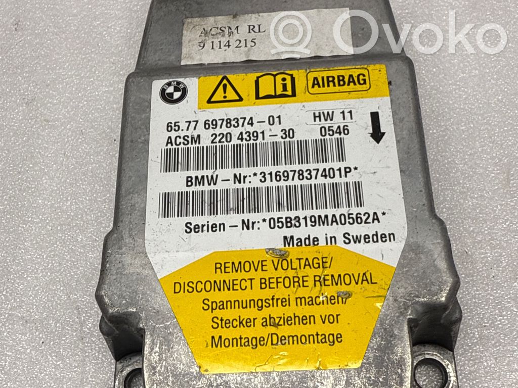 BMW 5 E60 E61 Airbag control unit/module 