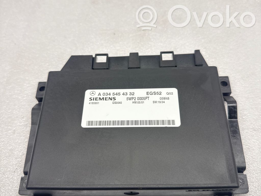 Mercedes-Benz C W203 Unitate/modul de control cutie de viteze 