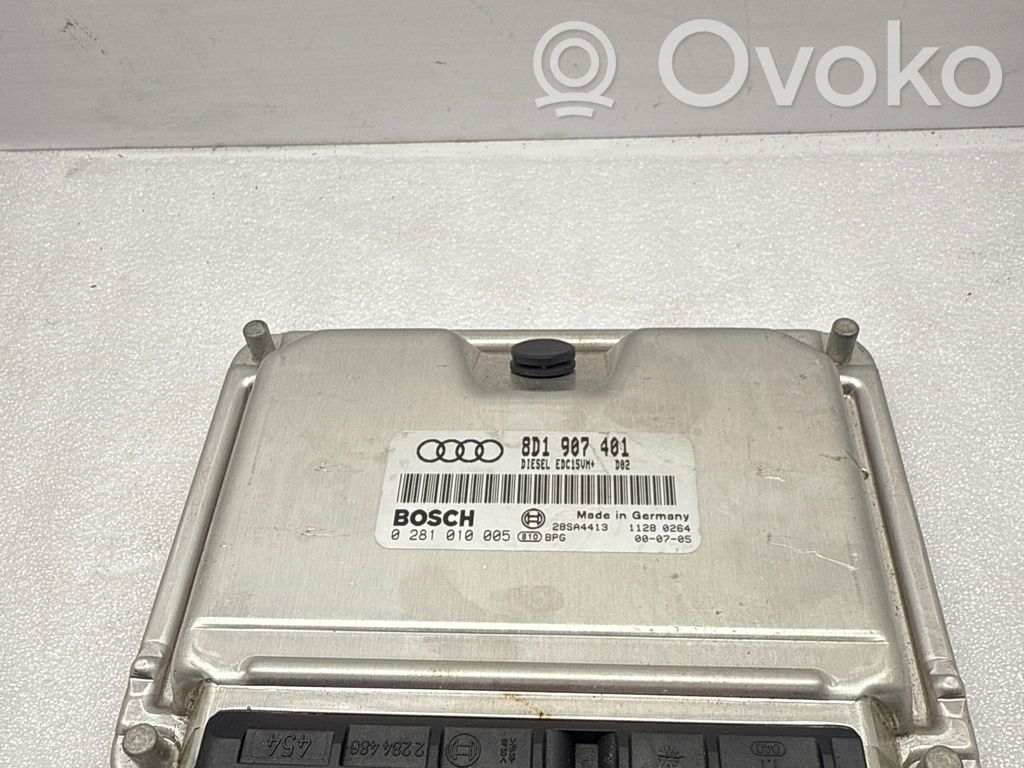 Engine control unit/module   8D1907401,0281010005,28SA4413