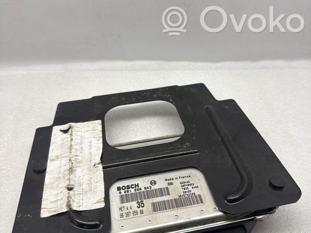 Engine control unit/module   0261206943,9638765680,9645733380