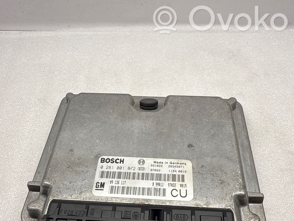 Opel Vectra B Engine control unit/module 