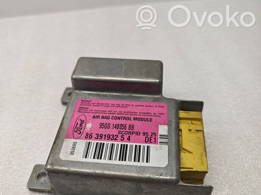 Airbag control unit/module   95GG14B056BB,8639193254