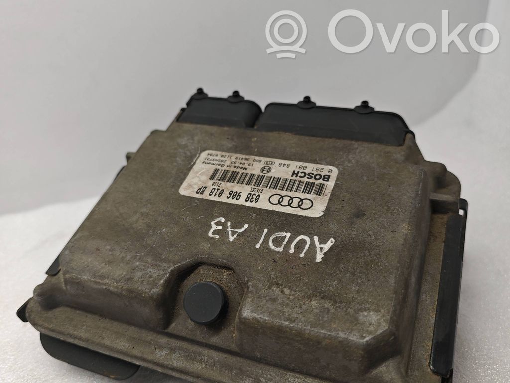 Engine control unit/module   038906018BP,28SA3731,81001848