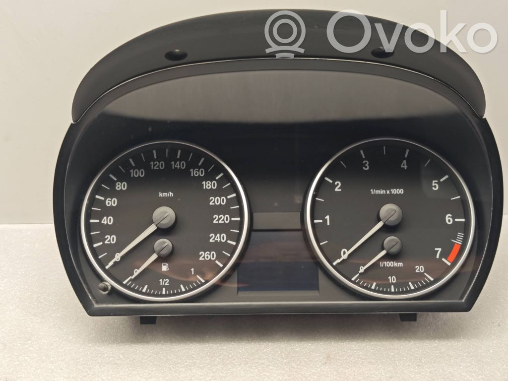 BMW 3 E90 E91 Speedometer (instrument cluster) 
