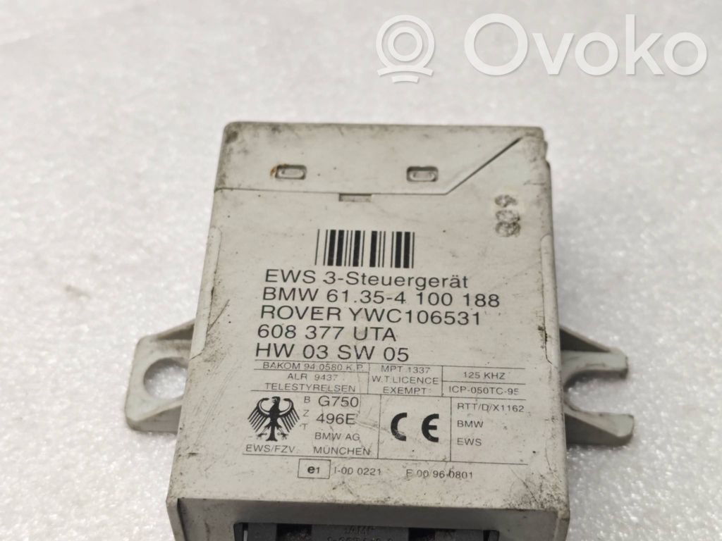 BMW 5 E39 Unidad de control/módulo inmovilizadora 