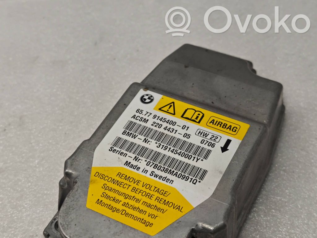Airbag control unit/module   9145400,22044310,3191454000